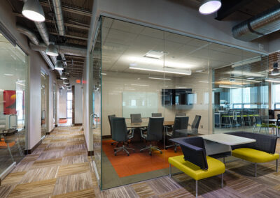 Brown Contracting office renovation project for Aeroterm building