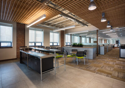 Brown Contracting office renovation project for Aeroterm building