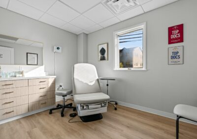 Brown Contracting office interior renovation project for Dockside Dermatology