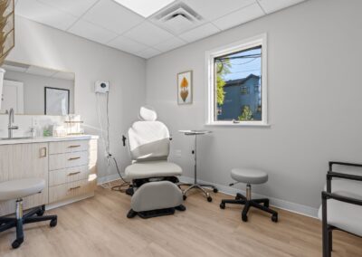 Brown Contracting office interior renovation project for Dockside Dermatology
