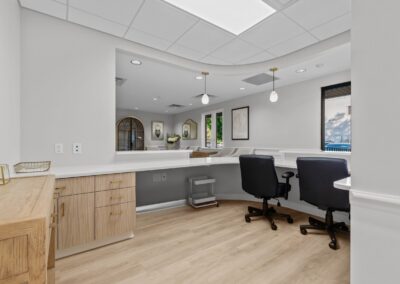 Brown Contracting office interior renovation project for Dockside Dermatology