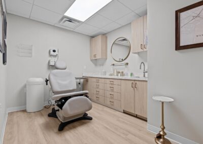 Brown Contracting office interior renovation project for Dockside Dermatology