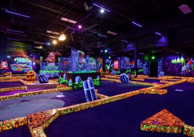 Brown Contracting renovation project for Monster Mini Golf