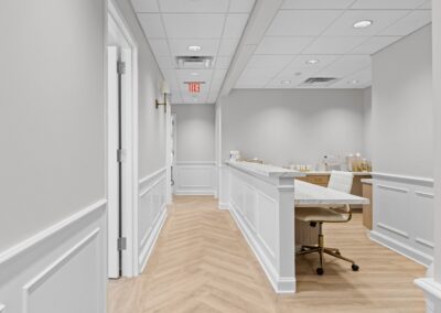 Brown Contracting office interior renovation project for Dockside Dermatology