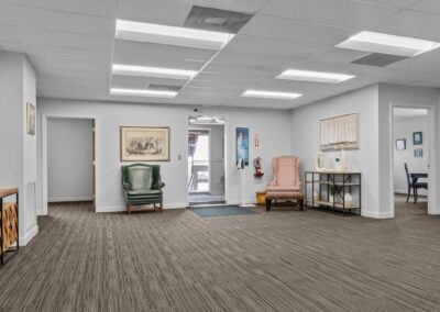 Brown Contracting office interior renovation project for Fleet Transit Inc