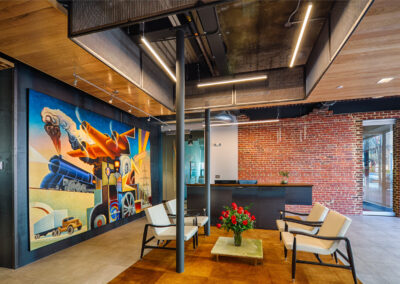 Brown Contracting office renovation project for Aeroterm building