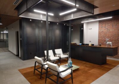 Brown Contracting office renovation project for Aeroterm building