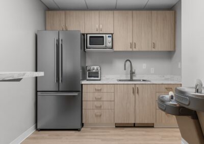 Brown Contracting office interior renovation project for Dockside Dermatology