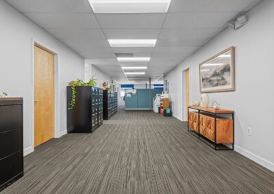 Brown Contracting office interior renovation project for Fleet Transit Inc